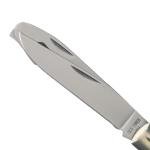 Old Timer 69OT Premium Trapper 7.4in High Carbon S.S. Traditional Folding Pocket Knife with Clip Point Blade, Sawcut Handle, and Convenient Size for Everyday Carry, Hunting, Camping, and Outdoors