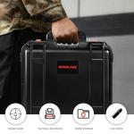 9mm Ammo Box Storage Case: Waterproof Ammo Case Organizer, Durable Ammunition Carrying Boxes for 9mm Luger, 9x19mm, .380ACP, .45, .22LR, .223, 5.56 Ammo Boxes for Can for Pistol Gun & Handgun Ammos