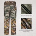 UIIHUNT Hunting Clothes for Men with Fleece Lining: Safety Strap Compatible Water Resistant Silent Hunting Jacket and Pants