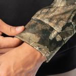 Realtree Men's Performance Raglan Colorblock Fleece Pullover Hoodie, Realtree Timber, Large