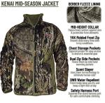 EHG Elite Berber Fleece Kenai Camo Quiet Hunting Jacket (MO Break Up Country, S)