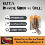 10-Pack Inert .38 Special Safety Trainer Rounds