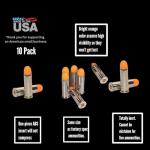 10-Pack Inert .38 Special Safety Trainer Rounds