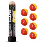 Duke Plus Non Lethal 68 Caliber Self Defense Balls - 68 Caliber Projectiles, 68 Cal Ammo, Pepper Spray Ammo, Non Lethal Ammo, Pepper Gas Spray Rounds, Pepperspray Projectiles- 5% PAVA - 7 Count