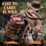 Purple Dragon Fixed Blade Outdoor Knives Set,High Carbon Steel Specialist and Precision Knife,Portable Field Utility Kit with Sheath Gift for Men