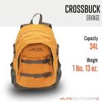 ALPS Outdoorz Crossbuck Pack - Blaze Orange 34L