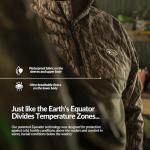 Drake Waterfowl Men's MST Quarter 1/4 Zip Refuge Eqwader Waterproof Windproof Breathable Resistant Outdoor Hunting Jacket