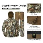 TIDEWE Men's Water-Resistant Silent Hunting Suit