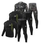 MEETYOO Thermal Underwear for Men 3 Sets Long Johns Fleece Lined Hunting Gear Bottom Top Set Base Layer Cold Weather