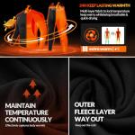 MEETYOO Thermal Underwear for Men 3 Sets Long Johns Fleece Lined Hunting Gear Bottom Top Set Base Layer Cold Weather