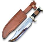 RISING CRAFTS 14" Crocodile Dundee Bowie Knife-Fixed Blade Knife With Sheath-Survival Knife-Hunting Knife-Tactical Knife for Camping, Outdoor, Bushcraft - Gift for Men