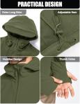 Men's Tactical Fleece Lining Hunting Jacket