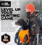 Tough Headwear Hunting Face Mask for Cold Weather - Orange Balaclava - Hi Visibility Ski Mask for Men - Hunting Face Cover