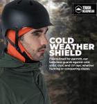 Tough Headwear Hunting Face Mask for Cold Weather - Orange Balaclava - Hi Visibility Ski Mask for Men - Hunting Face Cover