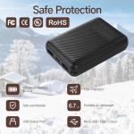 GVDV Heated Vest for Men for Hunting with Battery Pack,Camo Size Adjustable Heated Jacket, 8 Heating Zones, L-3XL