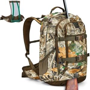 Realtree Edge Waterproof Hunting Backpack with Rain Cover