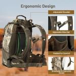 Realtree Edge Waterproof Hunting Backpack with Rain Cover