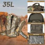 Realtree Edge Waterproof Hunting Backpack with Rain Cover