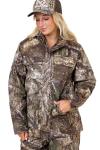 Realtree Women's APX Camo Water Resistant Insulated Parka – Unstoppable Cold Weather Hunting Jacket, Ultra-Quiet & Rugged | Size L