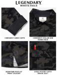 Legendary Whitetails Mens Flannel Shirt Long Sleeve Button Down 100% Cotton, Nocturnal Camo, LRG