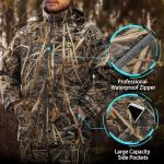 TIDEWE Rain Suit, Waterproof Breathable Lightweight Rainwear (Next Camo Evos Size L)