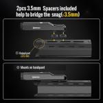 Tactical 1600 Lumens Rifle Flashlight with Pressure Switch