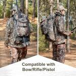 Waterproof Hunting Backpack with Rifle Holder, Camo