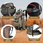 Waterproof Hunting Backpack with Rifle Holder, Camo