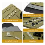 OneTigris Gun Cleaning Mat Rifle Pistol Gun Mat with Magnetic Dots, Non-Slip Oil Resistant Brown (36.0" x11.9")
