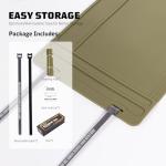 OneTigris Gun Cleaning Mat Rifle Pistol Gun Mat with Magnetic Dots, Non-Slip Oil Resistant Brown (36.0" x11.9")