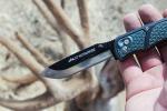 OUTDOOR EDGE 3.5" RazorLite EDC Knife. Pocket Knife with Replaceable Blades and Clip. Perfect For Hunting and Skinning Deer. Gray with 6 Blades