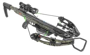 Killer Instinct BOSS 405 Camo Crossbow - 405 FPS Compact Hunting Package with Micro‑Lite Barrel, 4×32 IR Scope & Accessories