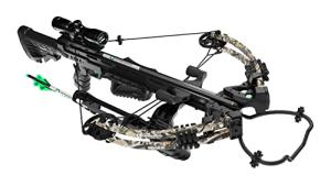 CenterPoint Sniper Elite 385 385 FPS 185 LBS Compound Crossbow - 14.75 Inch Cocked with Whisper Silencing System