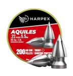 Harpex Aquiles .22 Cal Airgun Pellets – 20.1 Grain Pointed Arrow Head Design – High Penetration Lead Pellets for Target Shooting, Small Game & Precision Performance – 200 Count