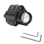 Feyachi LF-38 Red Laser Flashlight Combo 500 Lumen Tactical Light with Picatinny Rail Mount