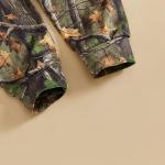 GOOCHEER Newborn Baby Boy Clothes Hunting Long Sleeve Romper Shirt Tops Pants Fall Winter Outfits Hat Set (Army Green, 3-6 Months)