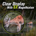 TIDEWE 700Y Camo Laser Rangefinder with Rechargeable Battery