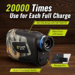 TIDEWE 700Y Camo Laser Rangefinder with Rechargeable Battery