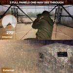 HUNTSEN 270° Pop-Up Hunting Blind for 2-3 People