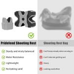 Pridefend Shooting Rest Non-Slip Block Bench Rest for Rifle and Pistol,Durable Construction and Surface Water Resistance Shooting Bench Rest for Shot Stabilization and Sighting in Rifles