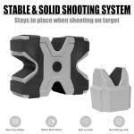 Pridefend Shooting Rest Non-Slip Block Bench Rest for Rifle and Pistol,Durable Construction and Surface Water Resistance Shooting Bench Rest for Shot Stabilization and Sighting in Rifles