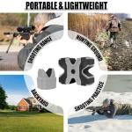 Pridefend Shooting Rest Non-Slip Block Bench Rest for Rifle and Pistol,Durable Construction and Surface Water Resistance Shooting Bench Rest for Shot Stabilization and Sighting in Rifles