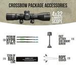 Killer Instinct Boss 405 FPS Crossbow Package with Backpack Case and Broadheads Bundle (3 Items)