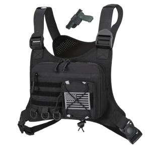 Men's Adjustable Chest Bag for Outdoor Activities