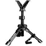 MidTen Portable Shooting Rest Tripod Rifle Stand for Range - Lightweight Bench Rest with 360 Rotate V Yoke Holder (7.5-15'')