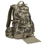 North Mountain Gear Camouflage Hunting Backpack Waterproof Bow and Rifle Compatible Hunting Bag (Mossy Oak Bottomland)