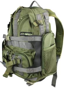 XOP-XTREME OUTDOOR PRODUCTS Striker Evolution Hunting Backpack, Waterproof Hunting Pack, Durable Large Capacity Hunting Day Pack for Rifle Bow Gun (Realtree Edge) XOP Green, XOG-1701-EV