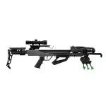 Xpedition Archery Scrapeline 390X Crossbow, 6.7LB 390 Feet Per Second Compound Crossbow Package with 4X32 Scope