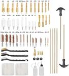 GLORYFIRE Gun Cleaning Kit Universal for Guns, Gun Brushes for Pistol, Handgun, Shotgun, Elite Brass Rods and Wire Rope, Hunting Gear Gun Accessories for Men (Brass Jags & Loops)