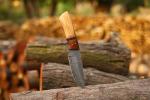 POLO CRAFT Custom Handmade Fixed Blade Hunting Knife - 9 Inch hand Forged Full Tang Knives For Hunting, Outdoor Camping, Hiking, Fishing, Bushcraft Knives With Leather Sheath. (Predator Hunter Knife)